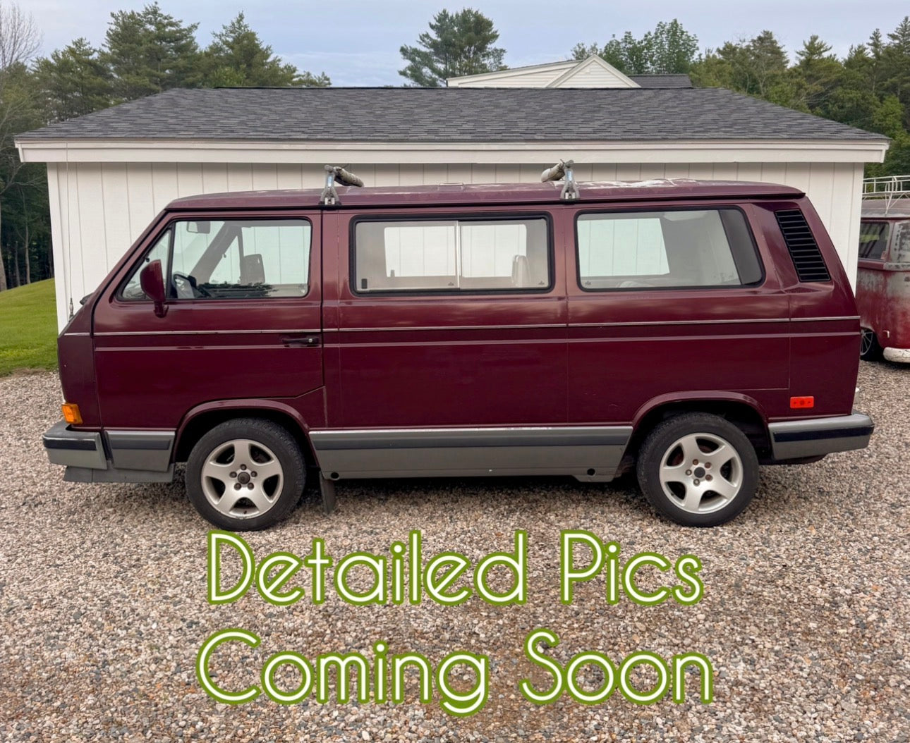 Vanagon REAR Curtain Kit - 5pc Hemp Magnetic