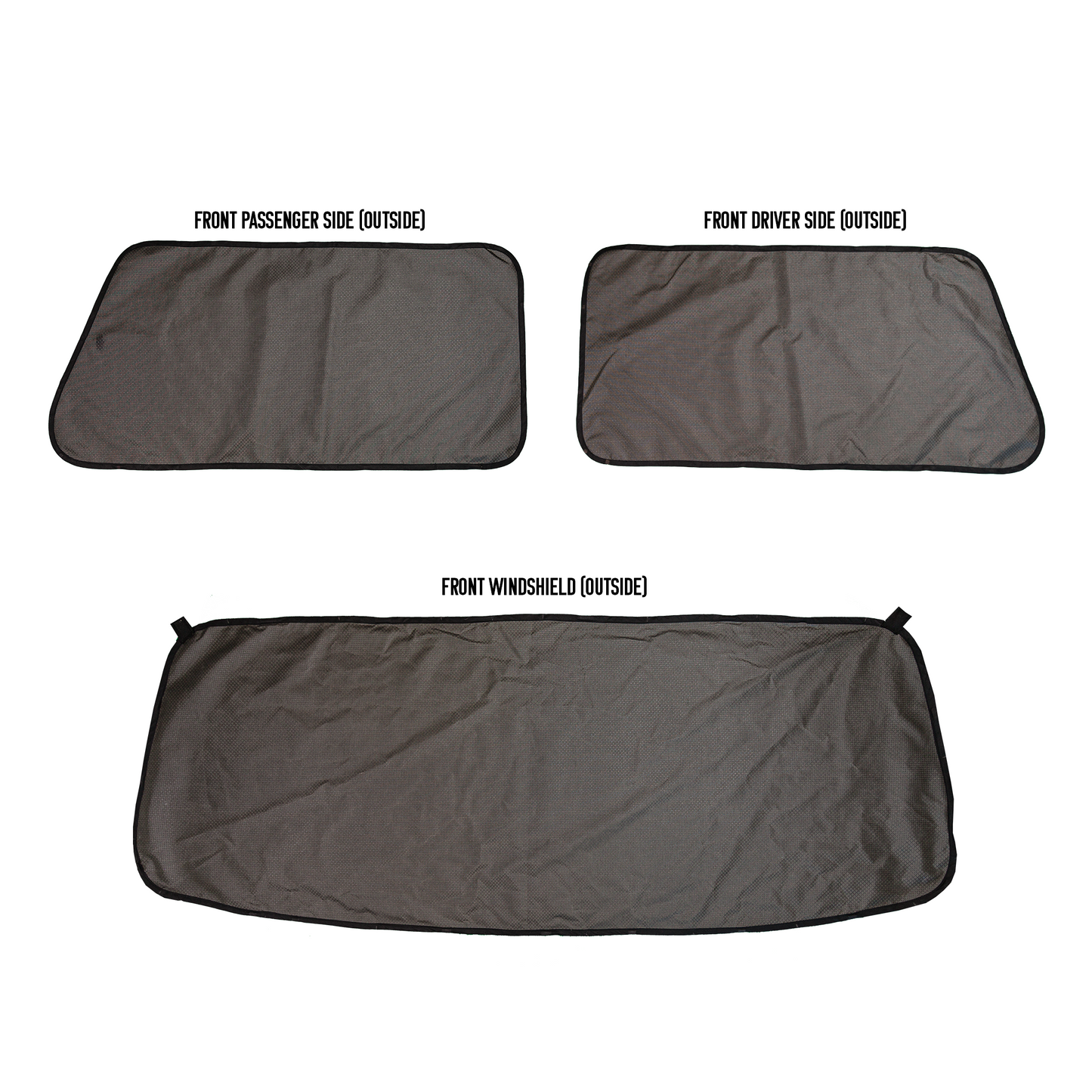 Baywindow Econo-Curtains Front Windows Only (3pc)