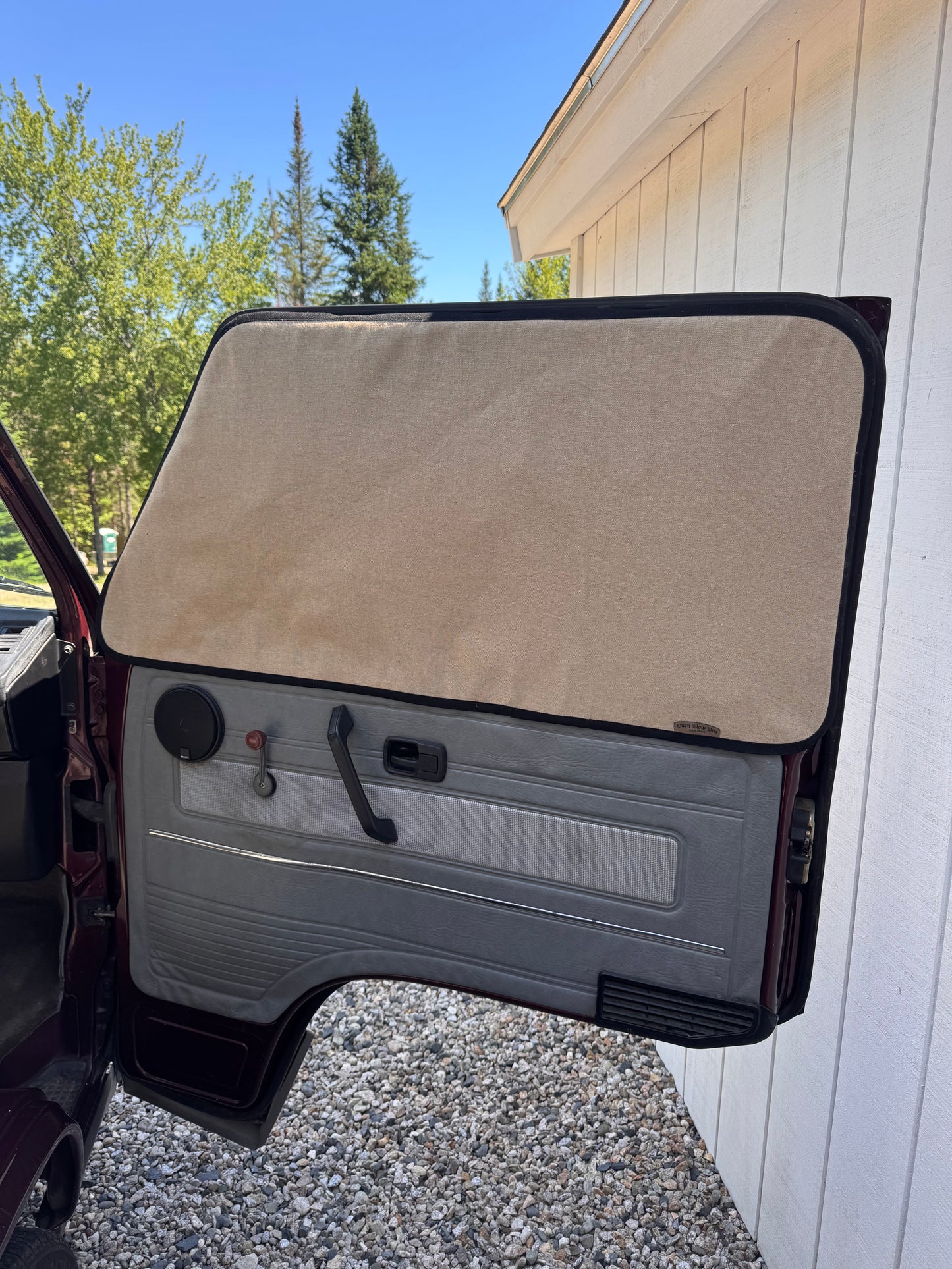 Vanagon FRONT Curtain Kit - 3pc Hemp Magnetic