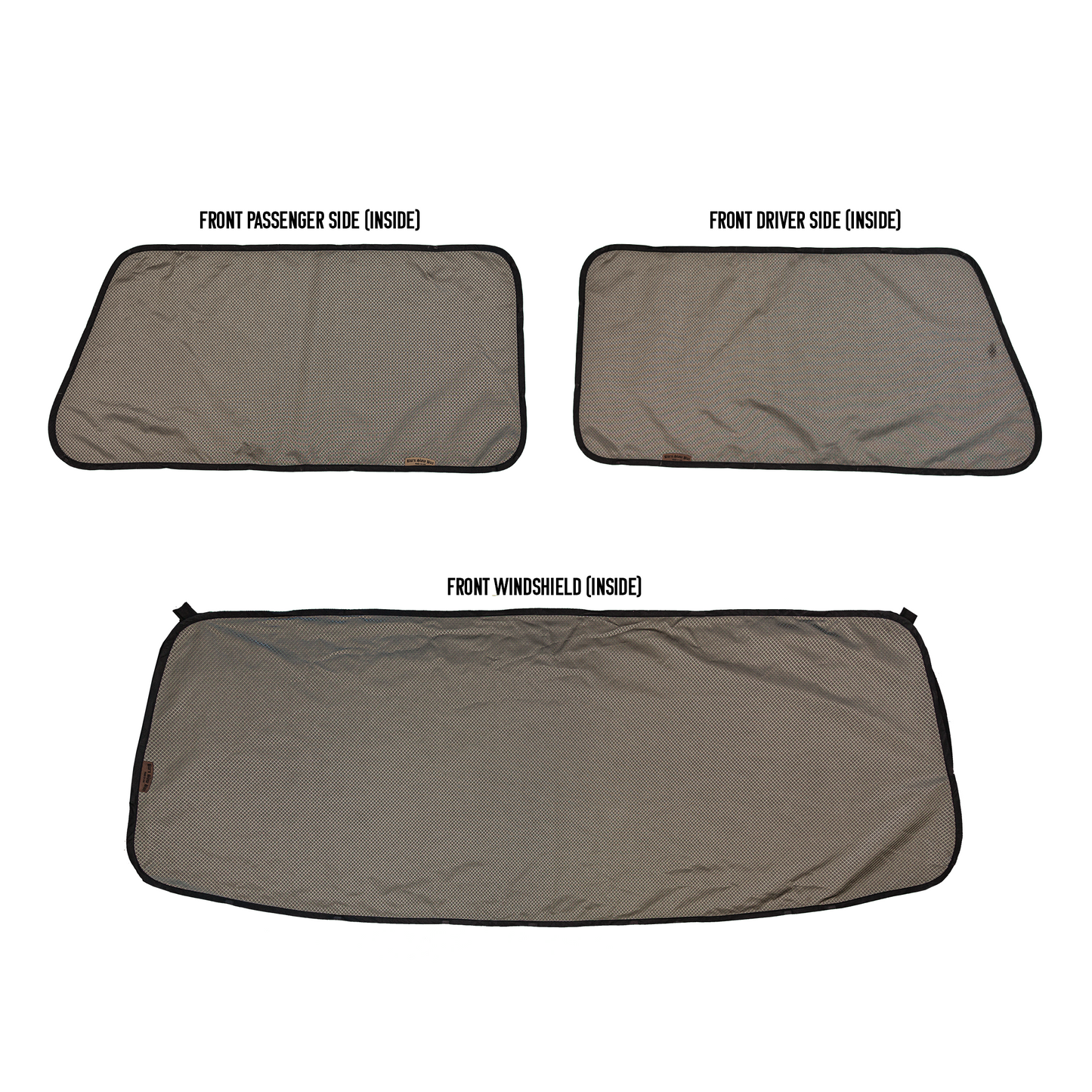 Baywindow Econo-Curtains Front Windows Only (3pc)