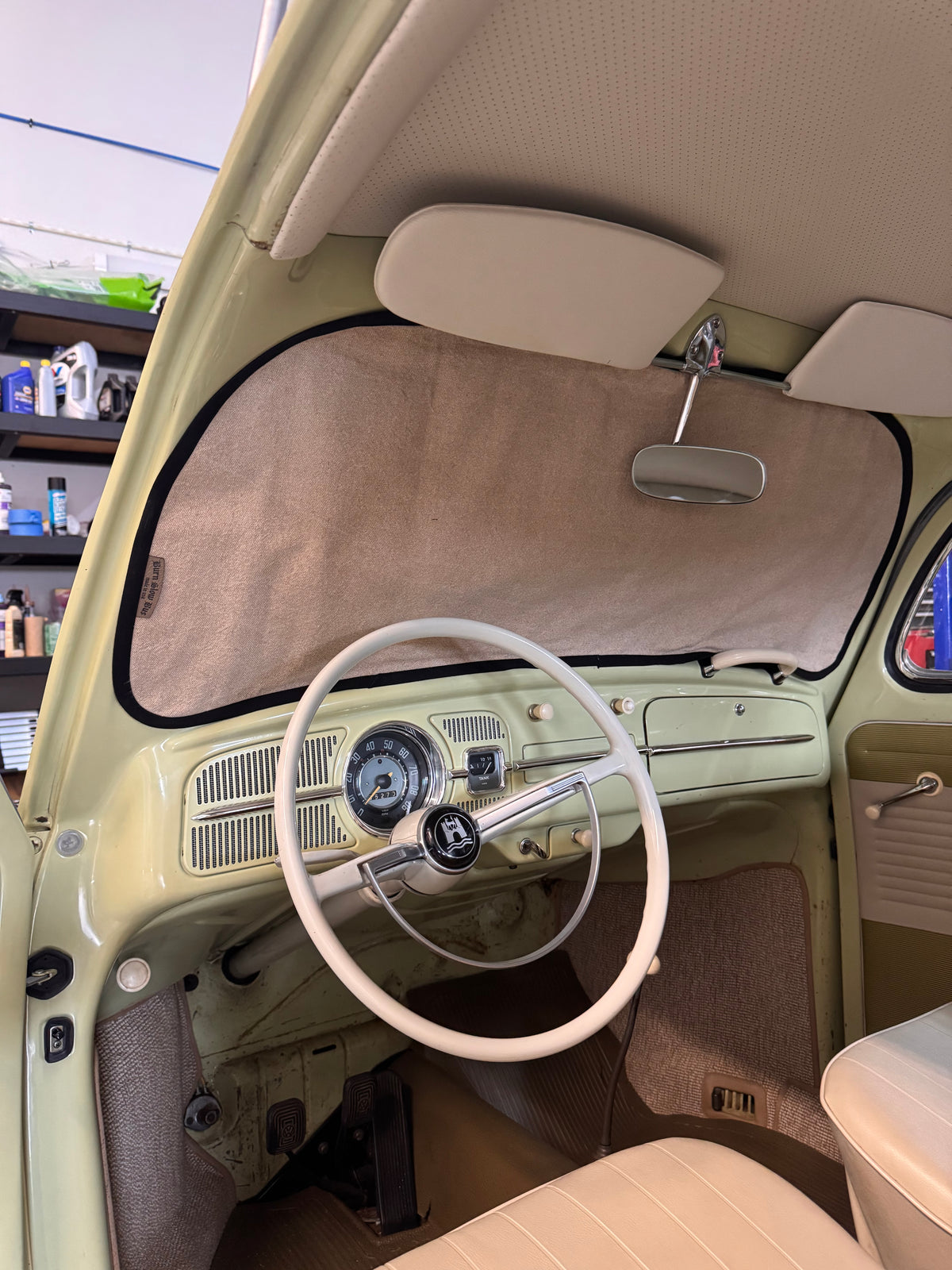 VW Beetle Sunshade - Hemp - Magnetic