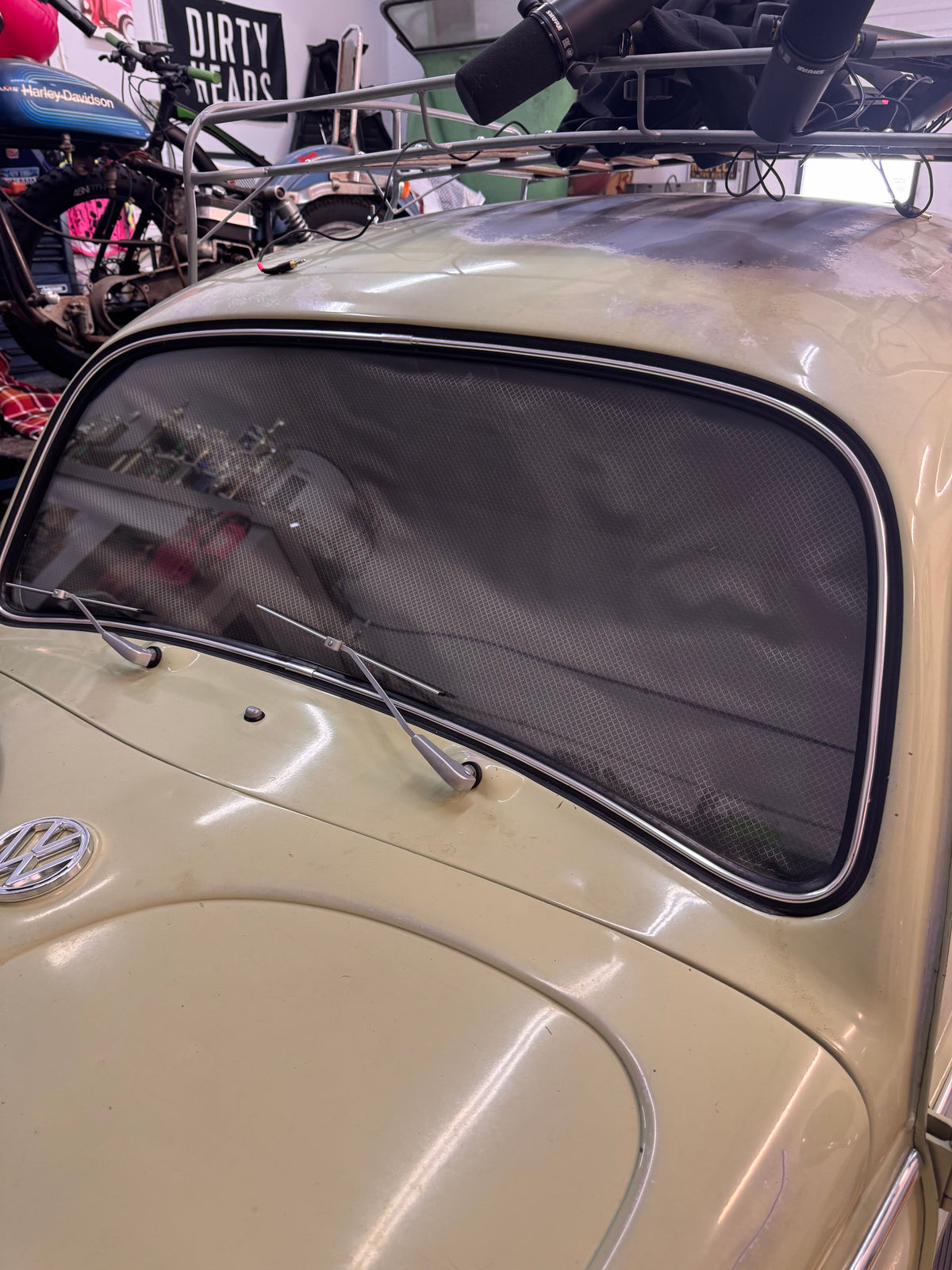 VW Beetle Sunshade - Hemp - Magnetic