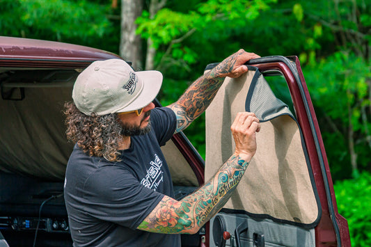 Vanagon FULL Curtain Kit - 8pc Hemp Magnetic (All Windows)