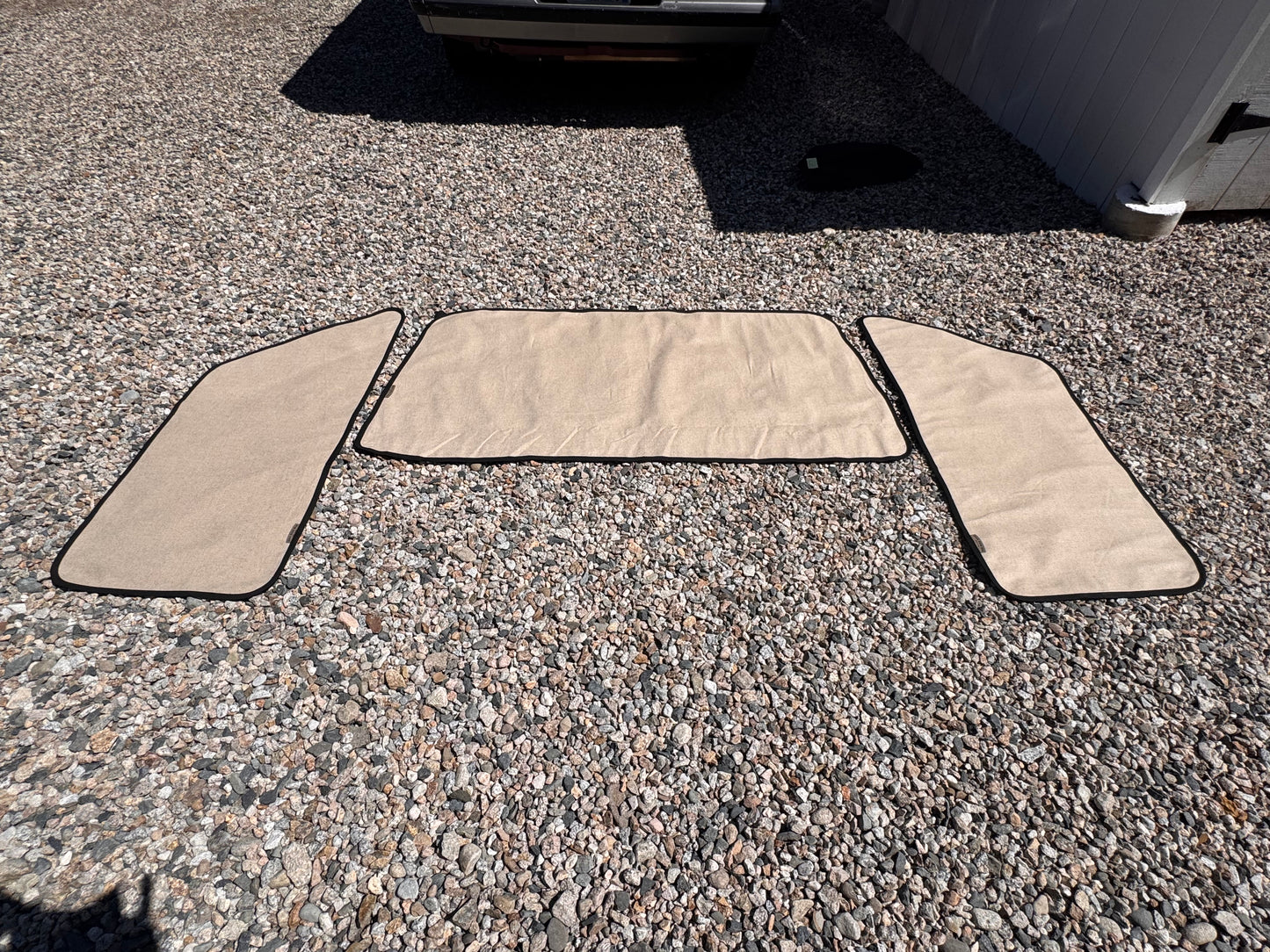 Vanagon FRONT Curtain Kit - 3pc Hemp Magnetic